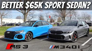 2024 Audi RS3 vs BMW M340 | What's The Better $65,000 Sport Sedan?