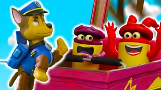 Play Doh Videos 🎢 Paw Patrol Roller Coaster Chase!🎢 Stop Motion | The Play-Doh Show