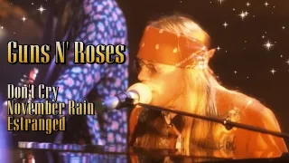 Trilogia Guns N' Roses — Legendado [Don't Cry, November Rain, Estranged]