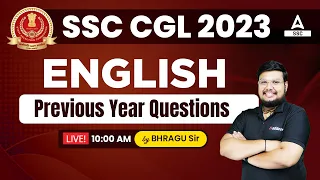 SSC CGL 2023 | SSC CGL English Classes | Previous Year Questions by  Bhragu Sir