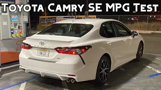 Toyota Camry SE Real World Fuel Economy Test