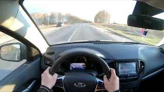 LADA VESTA DRIVING POV ONBOARD