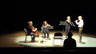 Quatuor en Ré M de Mozart à l'école de musique des Pieux le 18/03/15