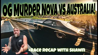 Street Outlaws vs. Australia! Race 1 Recap from Perth Motorplex with Murder Nova!