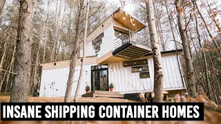 INSANE Shipping Container Homes | Building a Shipping Container Home