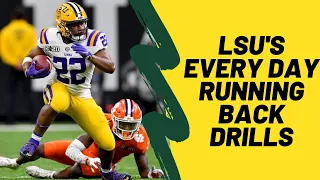 LSU Running Back Drills