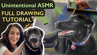 How to draw a Dog ASMR