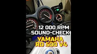 YAMAHA RD 500 V4 || Sound-check after jetting