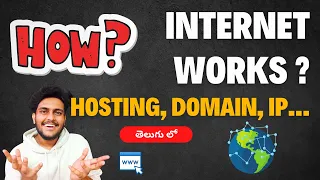 How the Internet Works ? What is Website Hosting ? Deployment || Telugu Lo || UltaHost Web Hosting