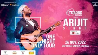 Arijit Singh India Tour 2022- Mumbai Jio World Garden - Live Concert