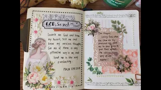 💕Bible Scripture: God, search my heart  #scrapbooking #journaling #biblejournaling #biblescriptures