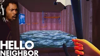 WE CAN GO UNDERWATER NOW!? NEW BASEMENT!? | Hello Neighbor #8 (Beta 3 Update)