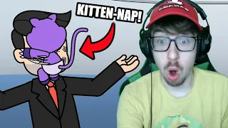 KITTEN-NAP! | GameToons - CHAPTER 3, But EVERYONE's a BABY?! Reaction!