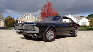 1967 Mercury Cougar XR7 XR-7 in Black & Engine Sounds & Ride on My Car Story with Lou Costabile