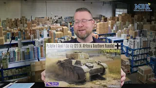 MBK unboxing SPECIAL - 1:16 Panzer II Ausf.F North Africa & Italian Front (Gecko Model 16GM0009)