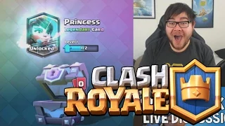 Clash Royale ★ PRINCESS ON A FREE SUPER MAGICAL CHEST! ★ Clash Royale Super Magical Chest Opening!