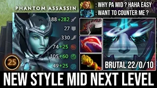 NEW Style Mid PA Destroyed Counter Pick | Amazing Crit Proc 21Kills Zero Death 8000 MMR Mason DotA 2