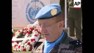 Interim forces mark UN peacekeeping day with parade