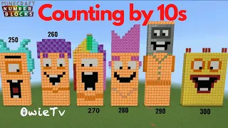 Counting by 10s Song | Skip Counting Songs For Kids | Minecraft Numberblocks Counting Songs