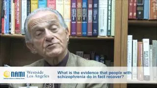 What is the evidence that people with schizophrenia do in fact recover?