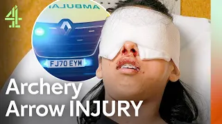 DISASTER Strikes After Walking Into Archery Arrow | 24 Hours in A&E | Channel 4 Documentaries