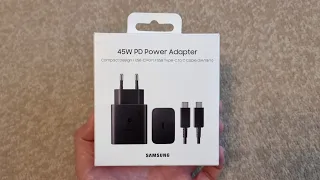 Samsung 45W power adapter (EP-T4510) - Unboxing and Presentation