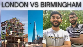 Living in London VS Birmingham 🇬🇧 #living #difference #london #birmingham #internationalstudent ❤️