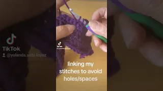 eliminate holes on your crochet #crochet #crochetpatterns