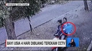 Bayi 4 Hari Dibuang Terekam Jelas CCTV