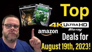 Top 4K UHD Blu-ray Deals for August 19th, 2023!