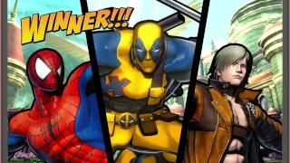 ULTIMATE MARVEL VS. CAPCOM 3 Spiderman,Deadpool,Dante Requested Gameplay
