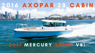 Axopar 28 Cabin - NEW Mercury V8 300Hp!!