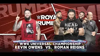 WWE 2K22 PS5 Gameplay 4K | Roman Reigns vs. Kevin Owens (Universal Title Match - Royal Rumble)