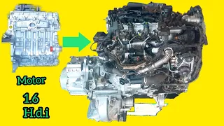 armado de motor  Peugeot y citroen  1.6 h.d.i paso a paso (parte #3)