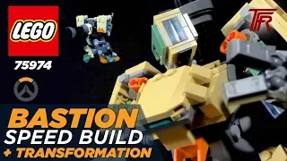 LEGO Bastion 75974 Speed Build + Transformation 2018 Overwatch Set