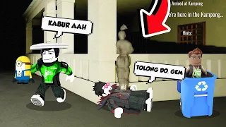 TRIO KOCAK PULANG KAMPUNG TAPI MALAH KETEMU POCONG DI ROBLOX!!!