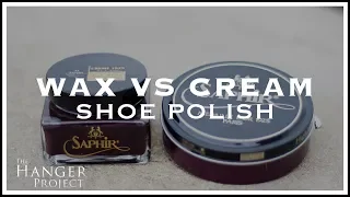 Wax VS Cream Shoe Polish: Demonstration