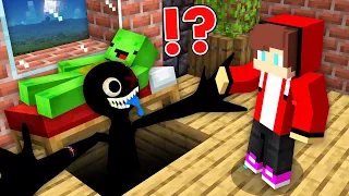 ONE YEY MONSTER under The Bed is WANTED by JJ and Mikey in Minecraft Challenge Maizen