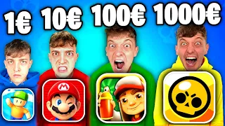 1€ vs 1000€ in Handy Spielen ausgeben! 😱