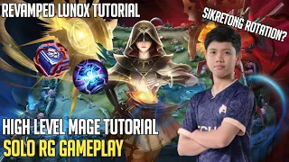 HIGH LEVEL MAGE TUTORIAL | SOLO RG GAMEPLAY | MOBILE LEGENDS