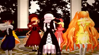 [MMD Rozen Maiden] Higai Mousou Keitai Joshi (Wara)