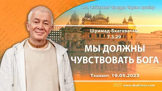 19/05/2023, Шримад-Бхагаватам 7.3.29, Мы должны чувствовать Бога - Чайтанья Чандра Чаран Прабху