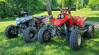 Drag Race Old School vs New School | 1999 Honda 400ex vs 2020 YFZ 450R