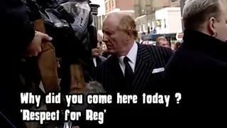 Bartley Gorman Questioned At Reggie Kray's Funeral