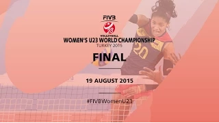 Live: Turkey v Brazil - FIVB Volleyball Women's U23 World Championship Turkey 2015