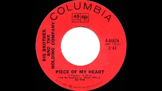 1968 HITS ARCHIVE: Piece Of My Heart - Big Brother & The Holding Company (mono 45 single version)