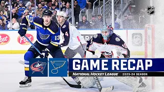 Blue Jackets @ Blues 1/30 | NHL Highlights 2024