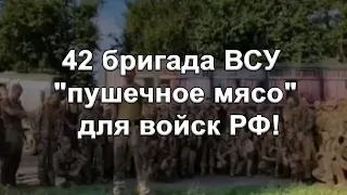 42 бригада ВСУ — "пушечное мясо" для войск РФ!