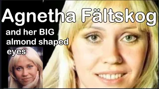 Agnetha Faltskog - her big beautiful eyes - &  "Man" by AF at 2:49