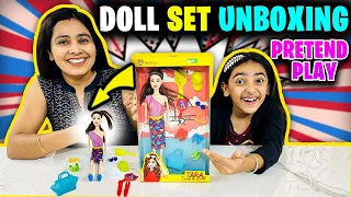 MINI DOLL Pretend Play Set Unboxing | Samayra Narula | #samayranarula #unboxing #dollset